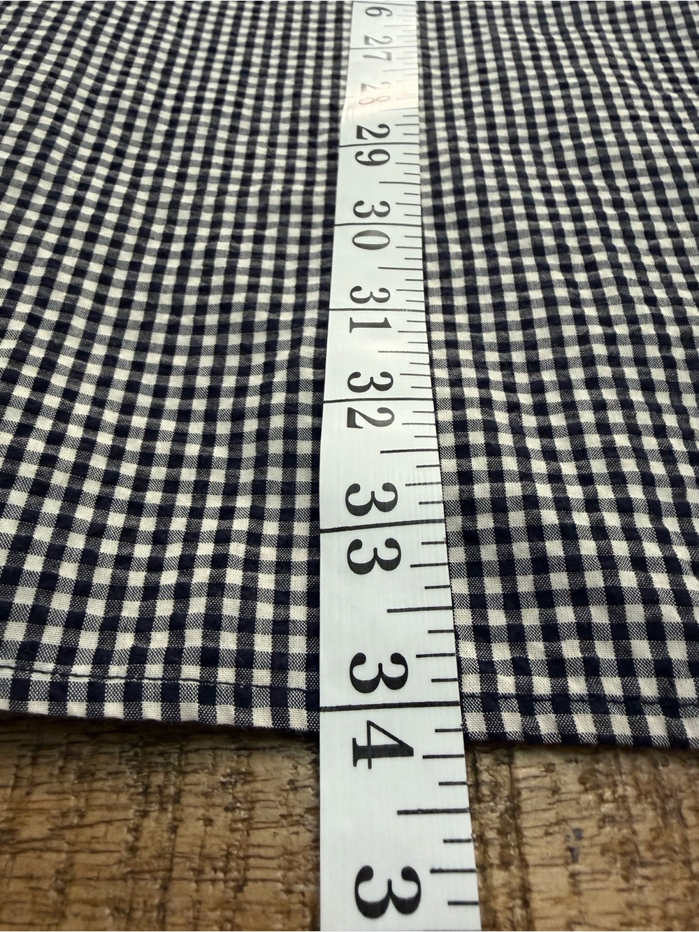 a new day Black & White Gingham V-Neck Midi Dress - Picture 9 of 9